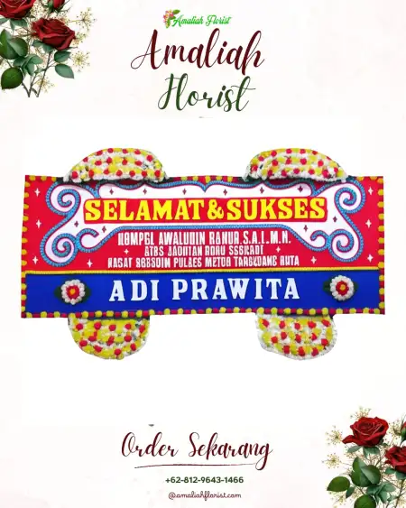 Papan Bunga Ucapan Selamat Martimbang